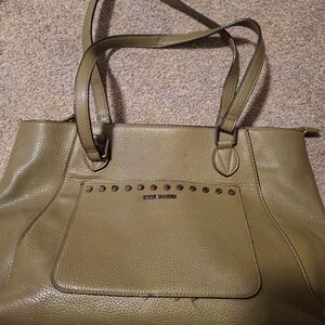 Steve Madden Sage Green Tote Bag